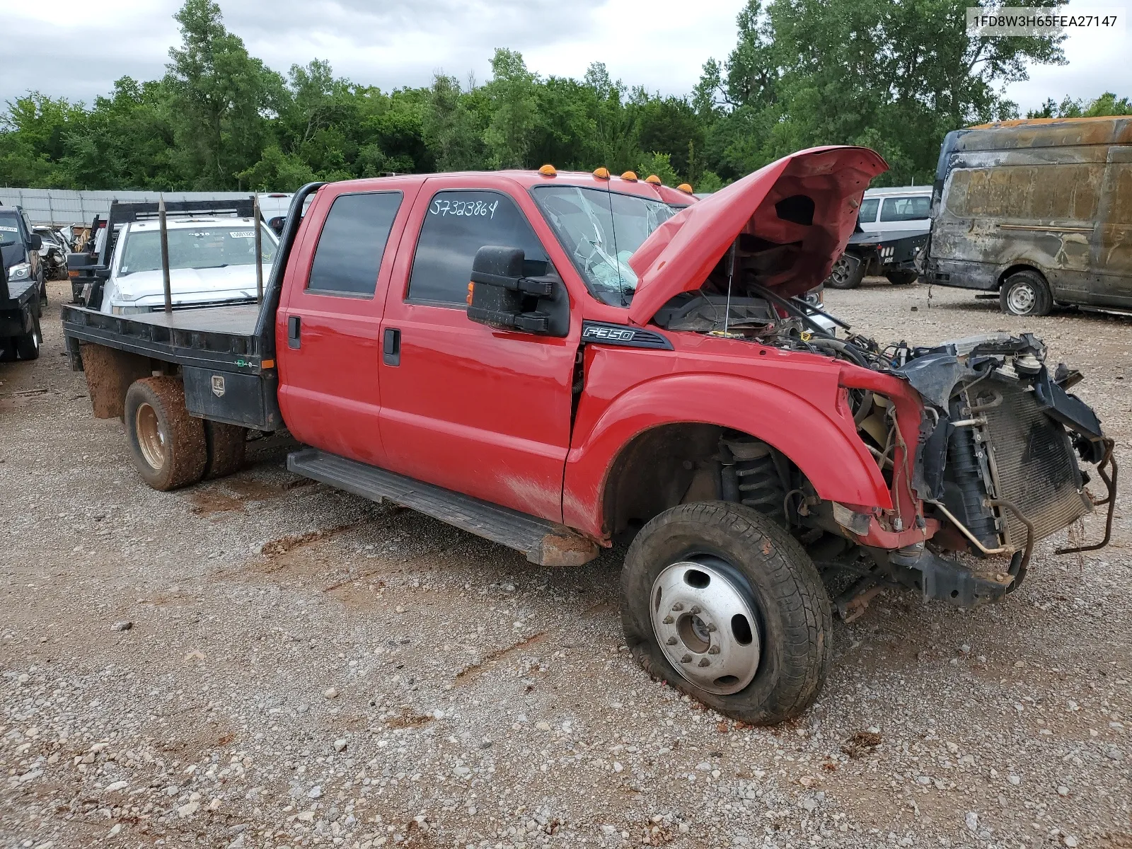 2015 Ford F350 Super Duty VIN: 1FD8W3H65FEA27147 Lot: 57323864