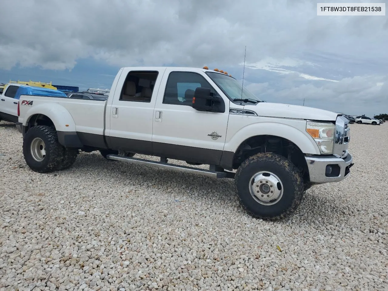 2015 Ford F350 Super Duty VIN: 1FT8W3DT8FEB21538 Lot: 62286504