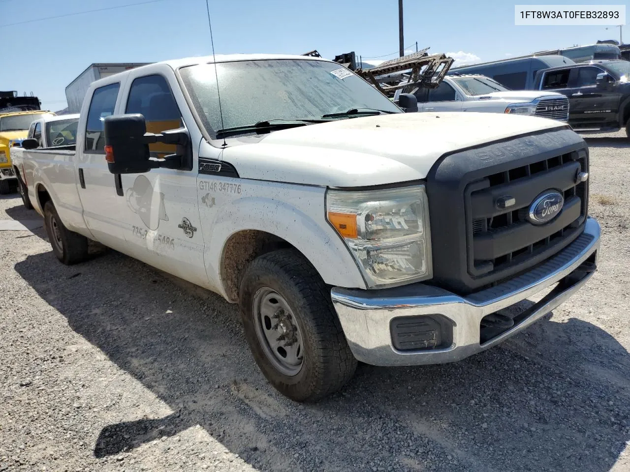 2015 Ford F350 Super Duty VIN: 1FT8W3AT0FEB32893 Lot: 69856404