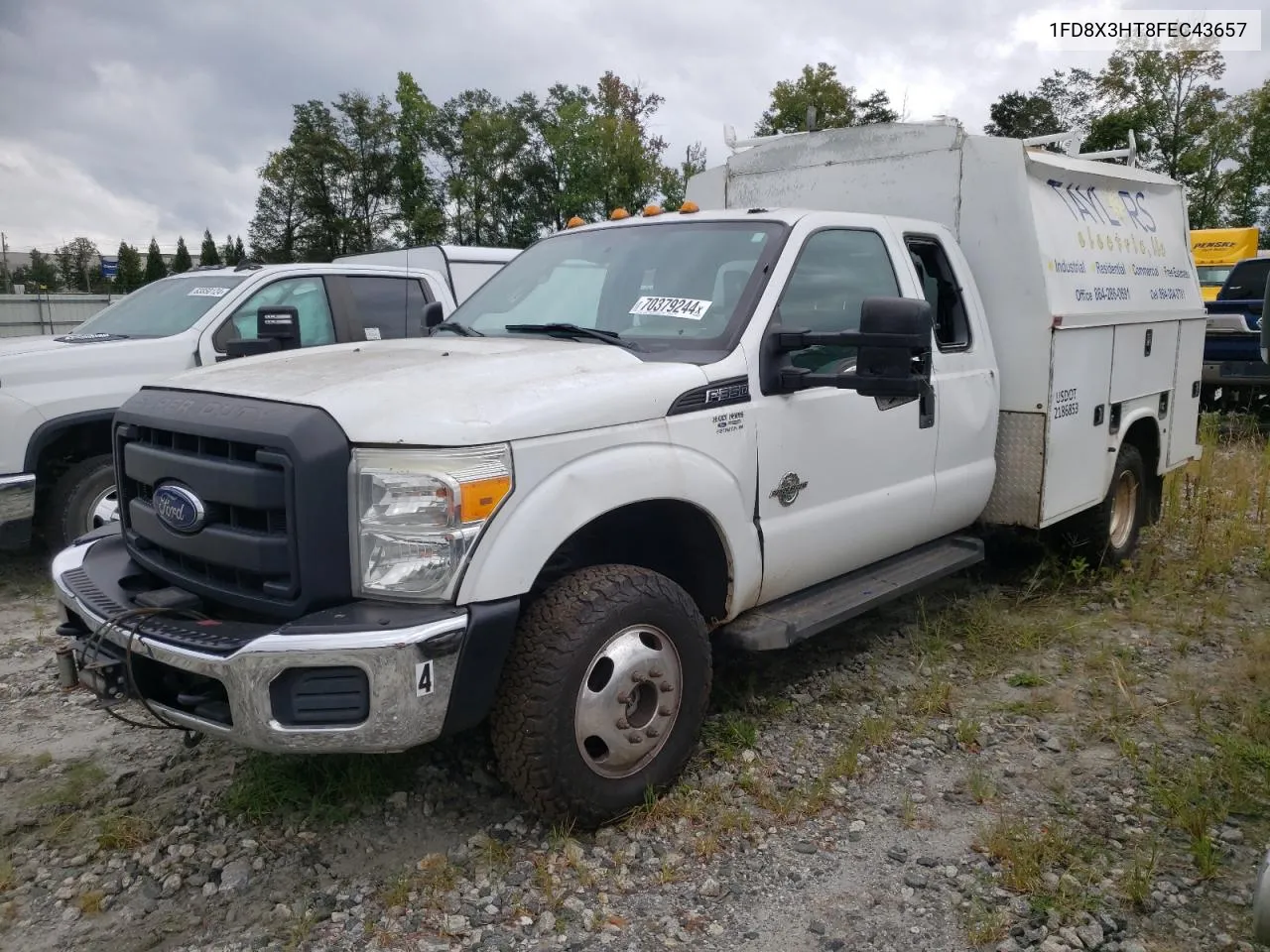 2015 Ford F350 Super Duty VIN: 1FD8X3HT8FEC43657 Lot: 70379244