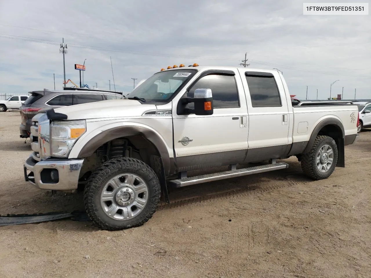 2015 Ford F350 Super Duty VIN: 1FT8W3BT9FED51351 Lot: 70809444