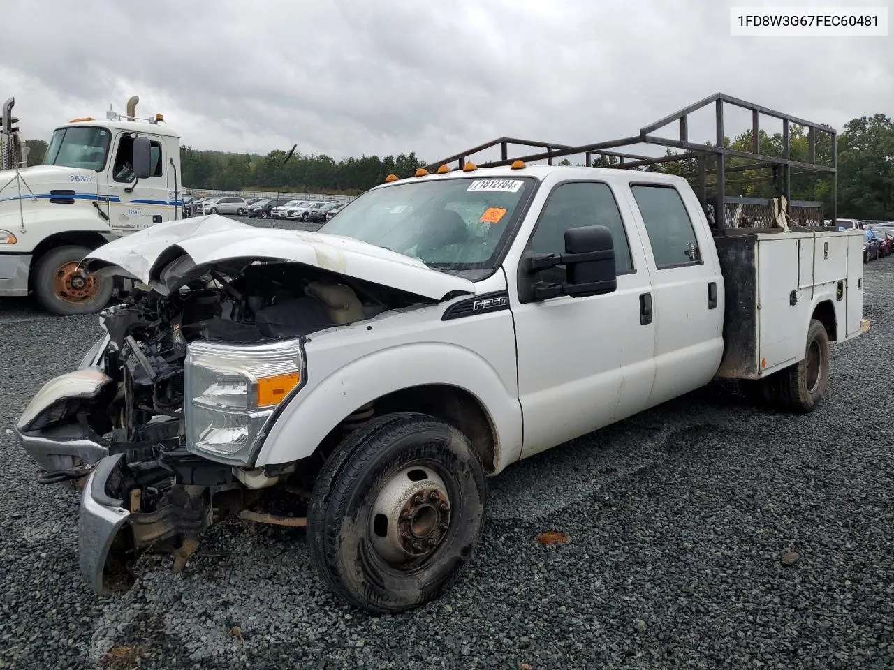 2015 Ford F350 Super Duty VIN: 1FD8W3G67FEC60481 Lot: 71812784