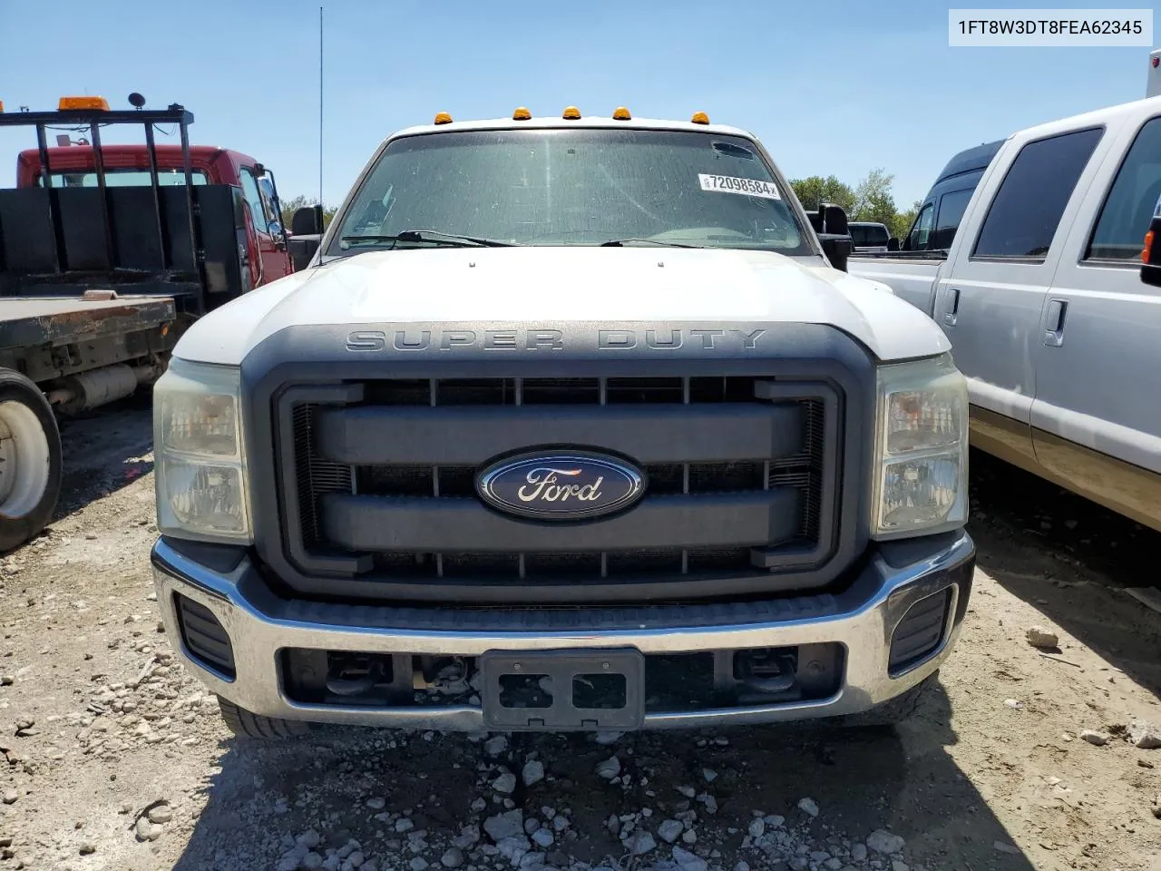 2015 Ford F350 Super Duty VIN: 1FT8W3DT8FEA62345 Lot: 72098584