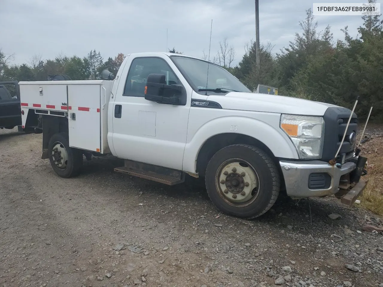 1FDBF3A62FEB89981 2015 Ford F350 Super Duty