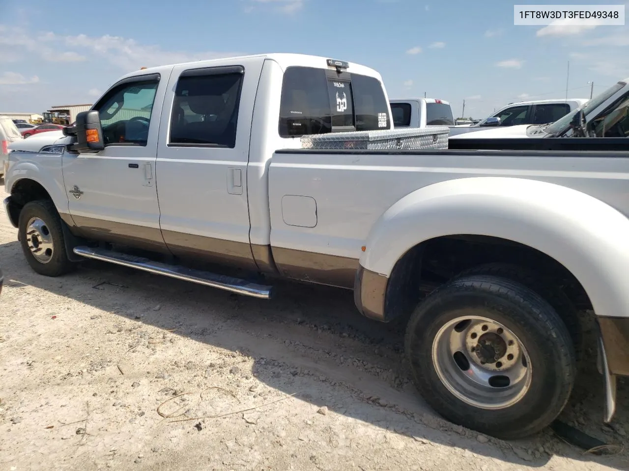 2015 Ford F350 Super Duty VIN: 1FT8W3DT3FED49348 Lot: 72627324