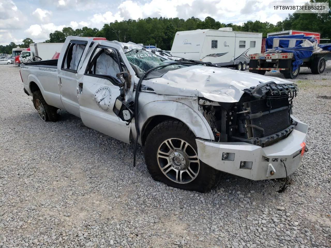 2015 Ford F350 Super Duty VIN: 1FT8W3BT3FEB53221 Lot: 72727084