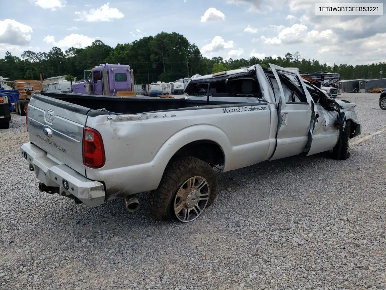 2015 Ford F350 Super Duty VIN: 1FT8W3BT3FEB53221 Lot: 72727084