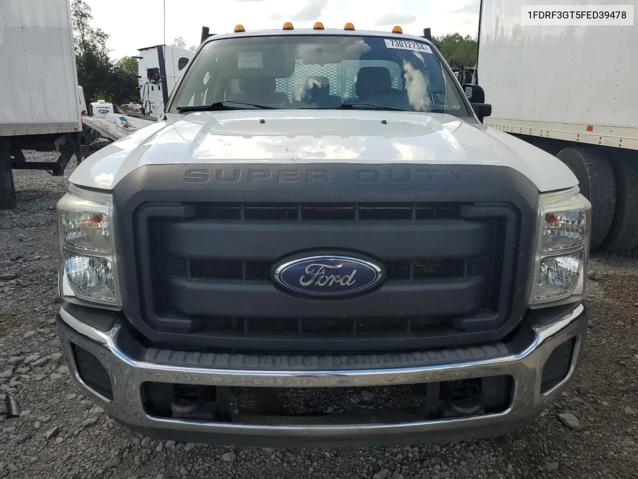 2015 Ford F350 Super Duty VIN: 1FDRF3GT5FED39478 Lot: 73012734