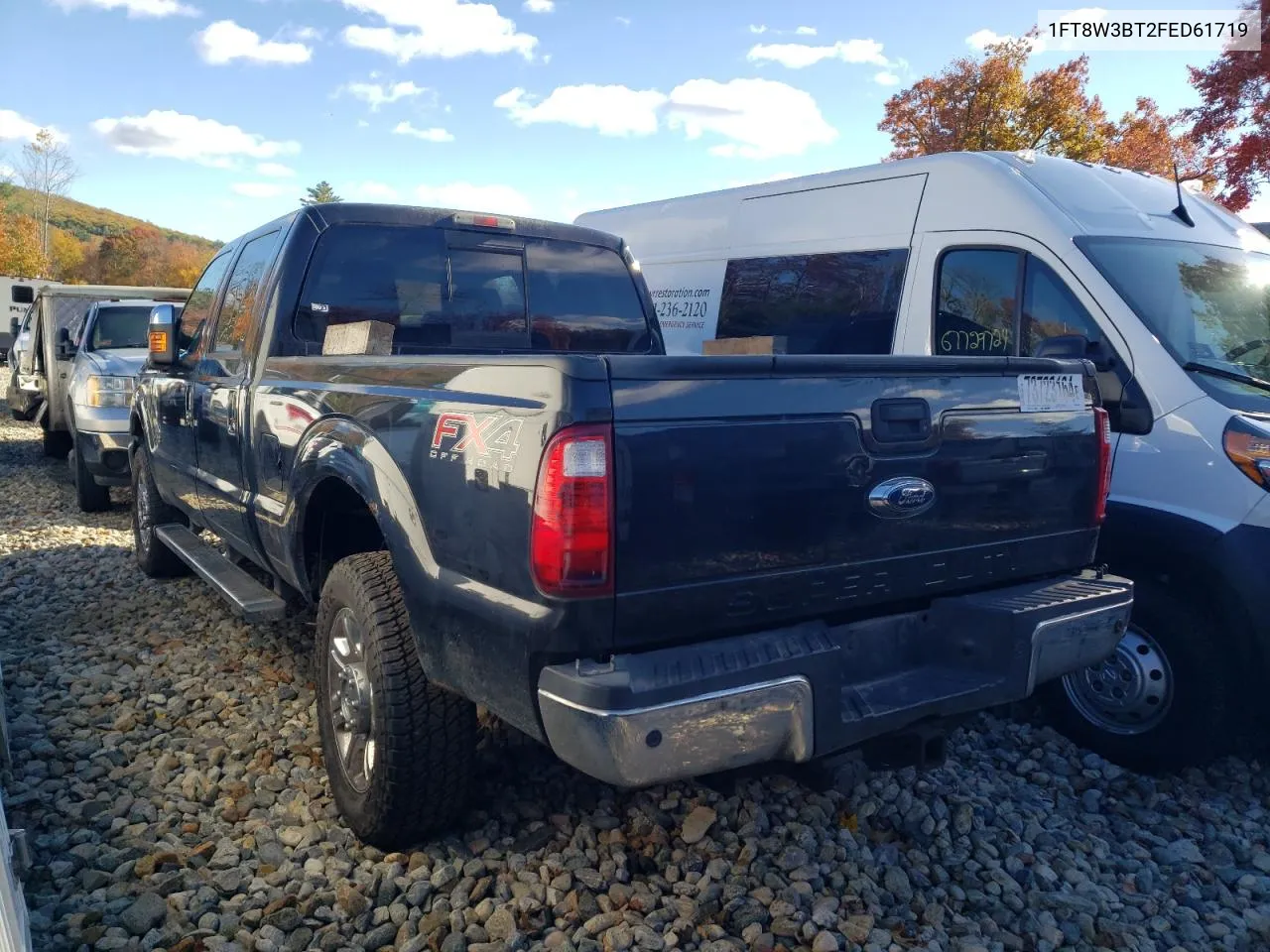 2015 Ford F350 Super Duty VIN: 1FT8W3BT2FED61719 Lot: 73723164