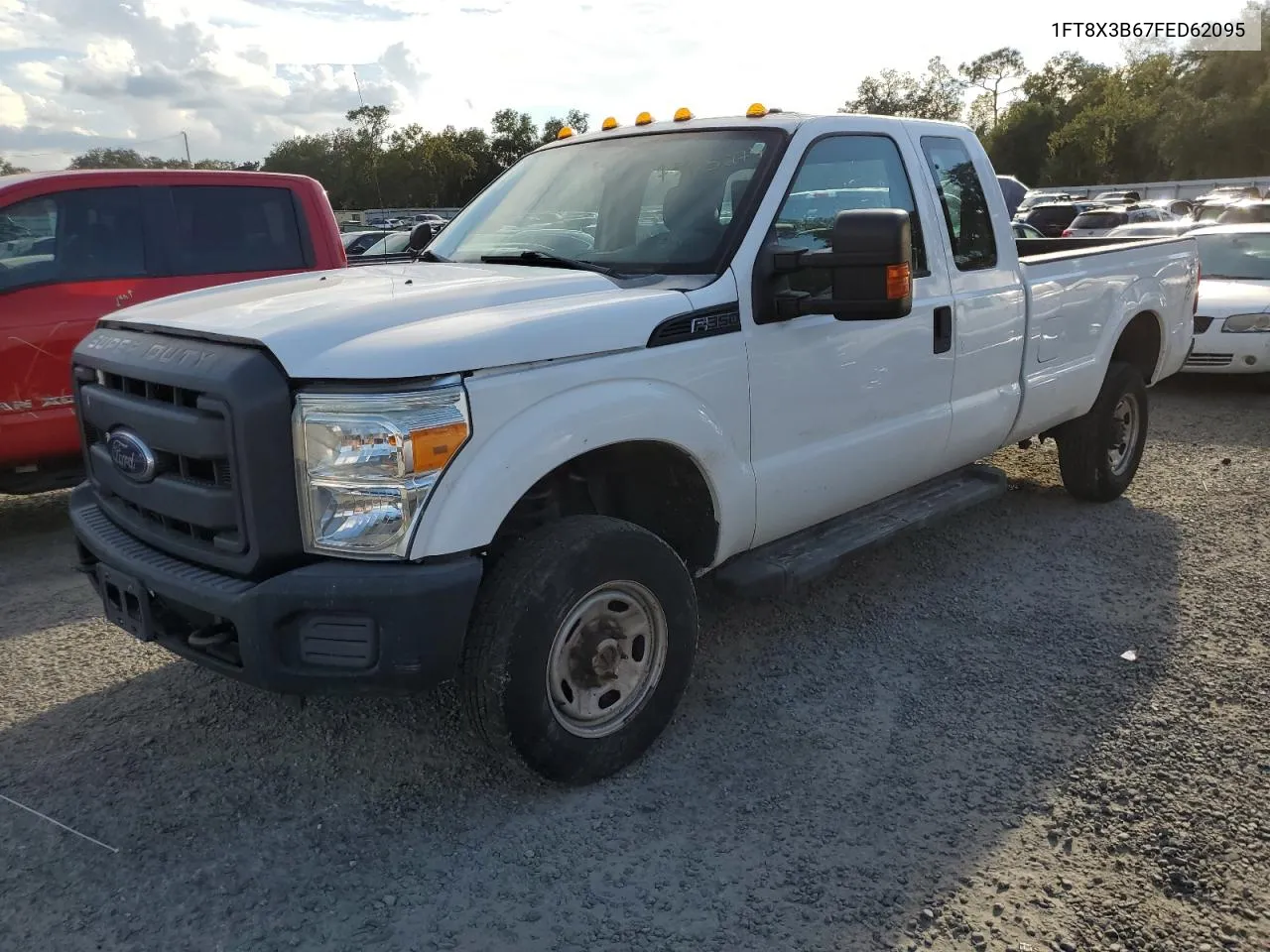 2015 Ford F350 Super Duty VIN: 1FT8X3B67FED62095 Lot: 73915274