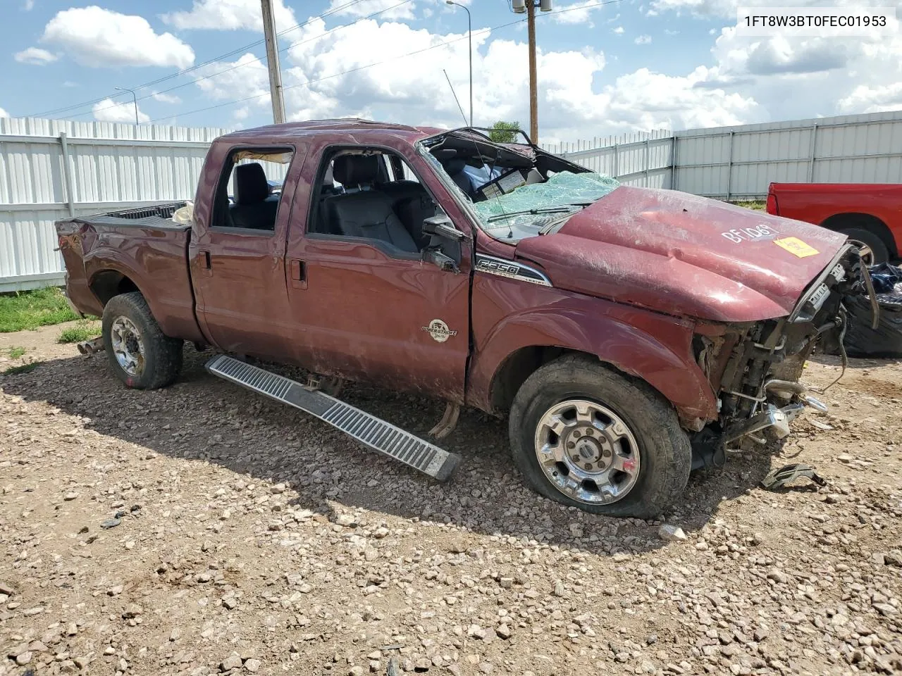 2015 Ford F350 Super Duty VIN: 1FT8W3BT0FEC01953 Lot: 74364004