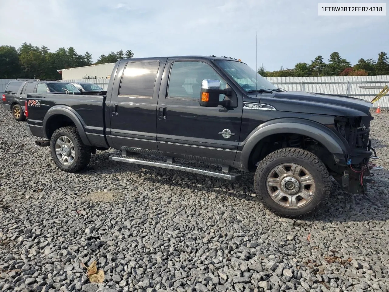 1FT8W3BT2FEB74318 2015 Ford F350 Super Duty