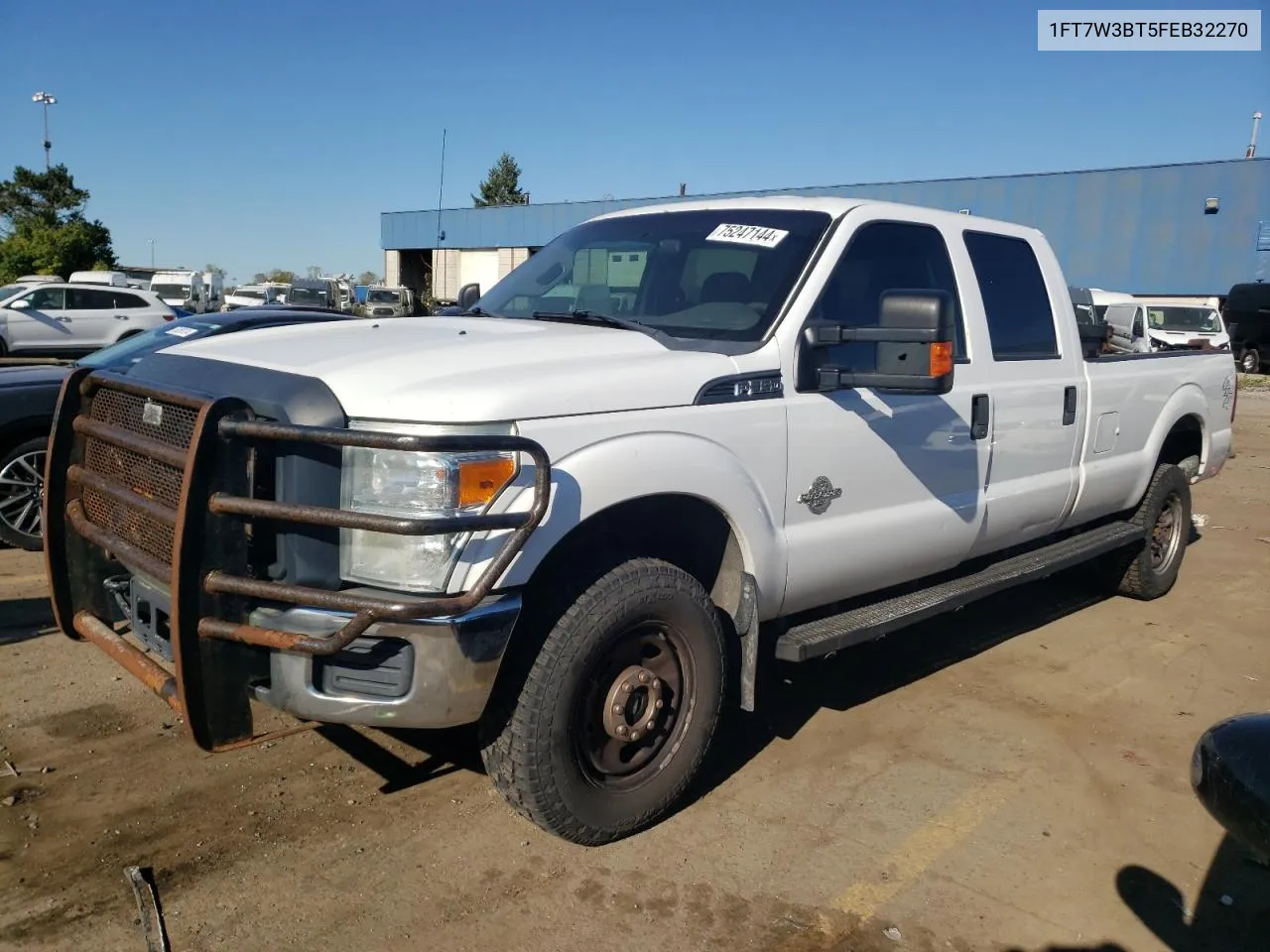 2015 Ford F350 Super Duty VIN: 1FT7W3BT5FEB32270 Lot: 75247144