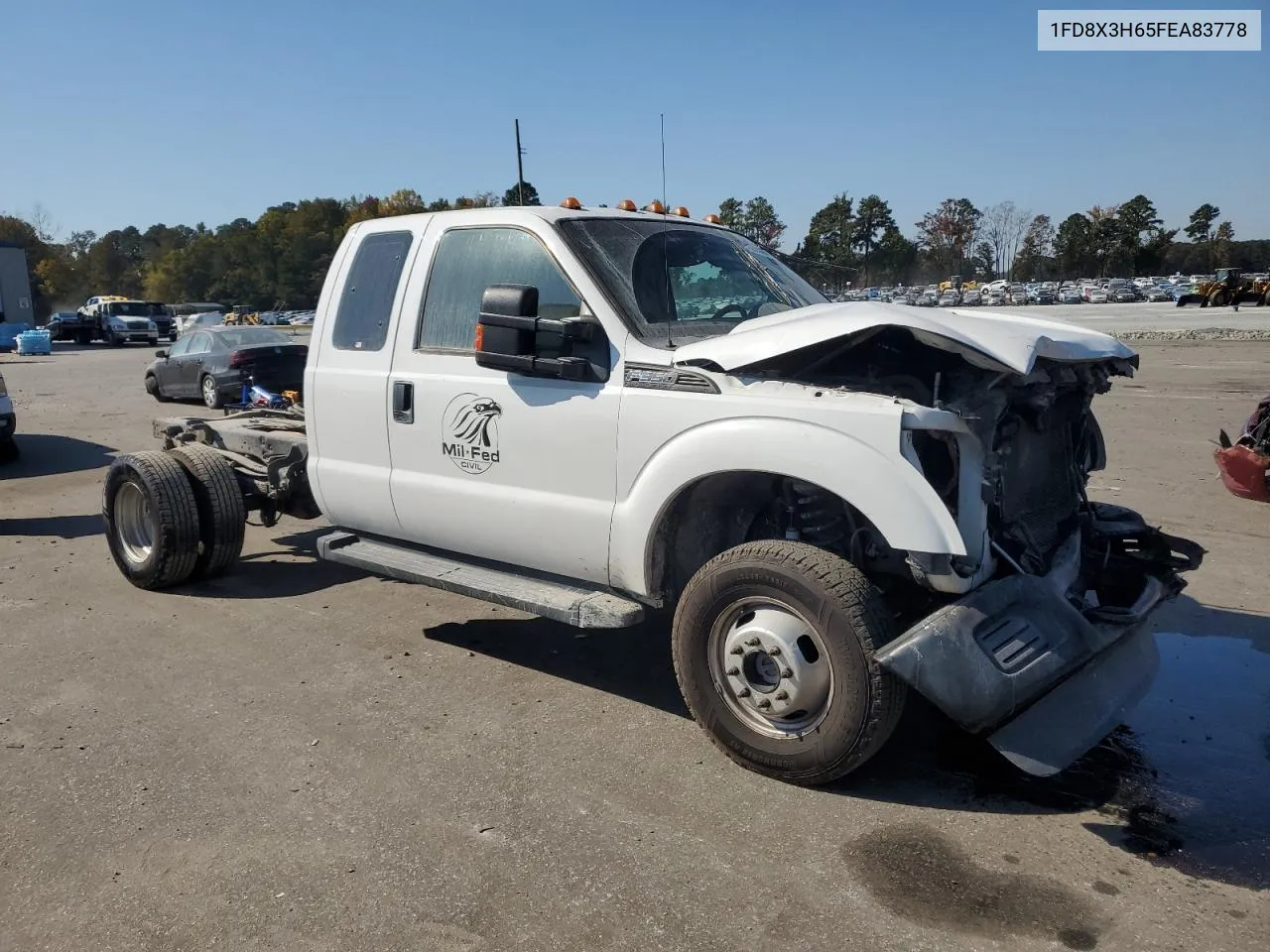 2015 Ford F350 Super Duty VIN: 1FD8X3H65FEA83778 Lot: 76923404