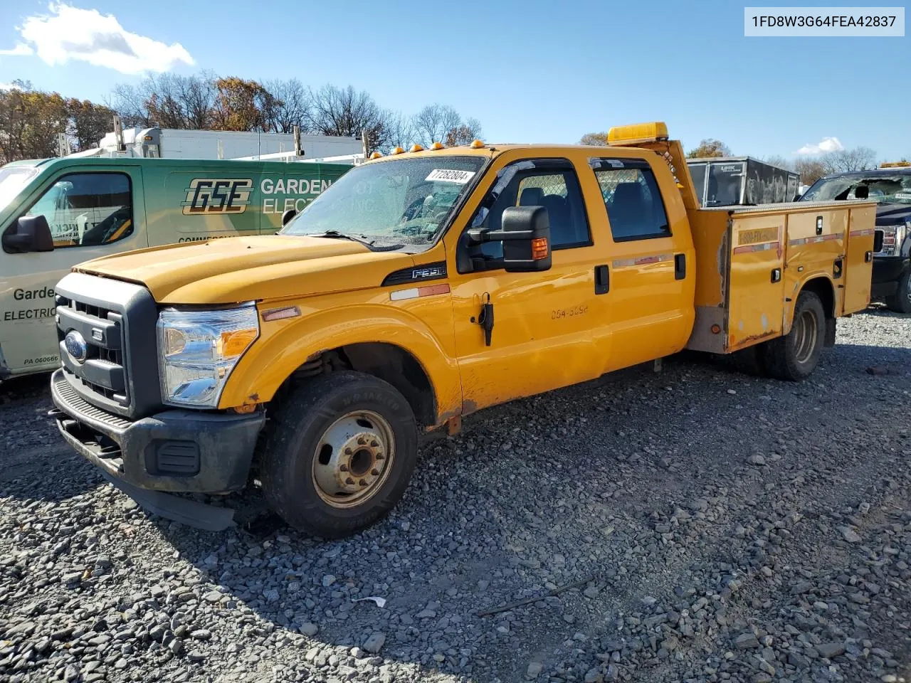 2015 Ford F350 Super Duty VIN: 1FD8W3G64FEA42837 Lot: 77282804