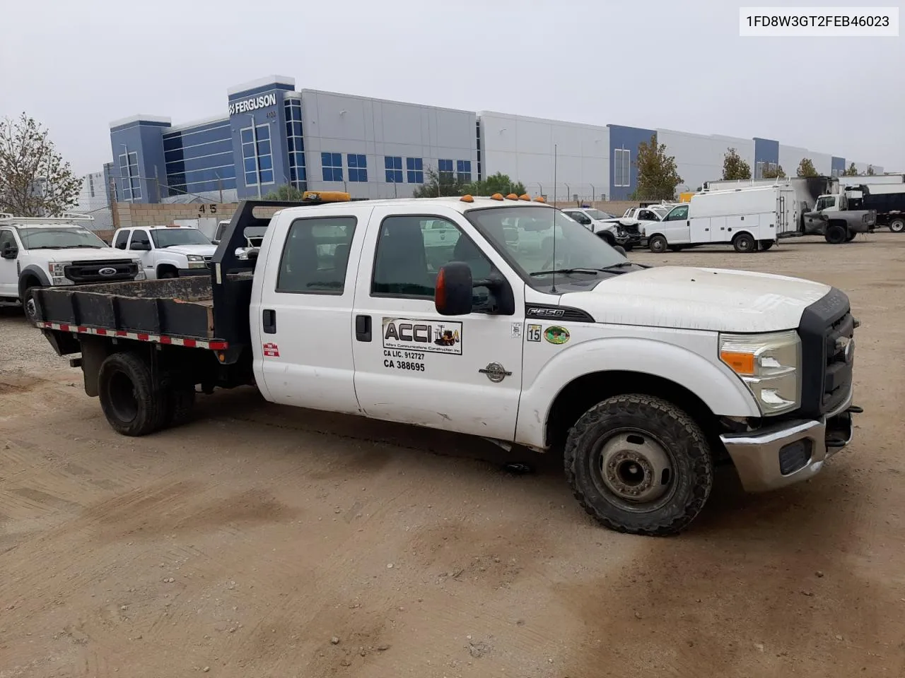 2015 Ford F350 Super Duty VIN: 1FD8W3GT2FEB46023 Lot: 78291194