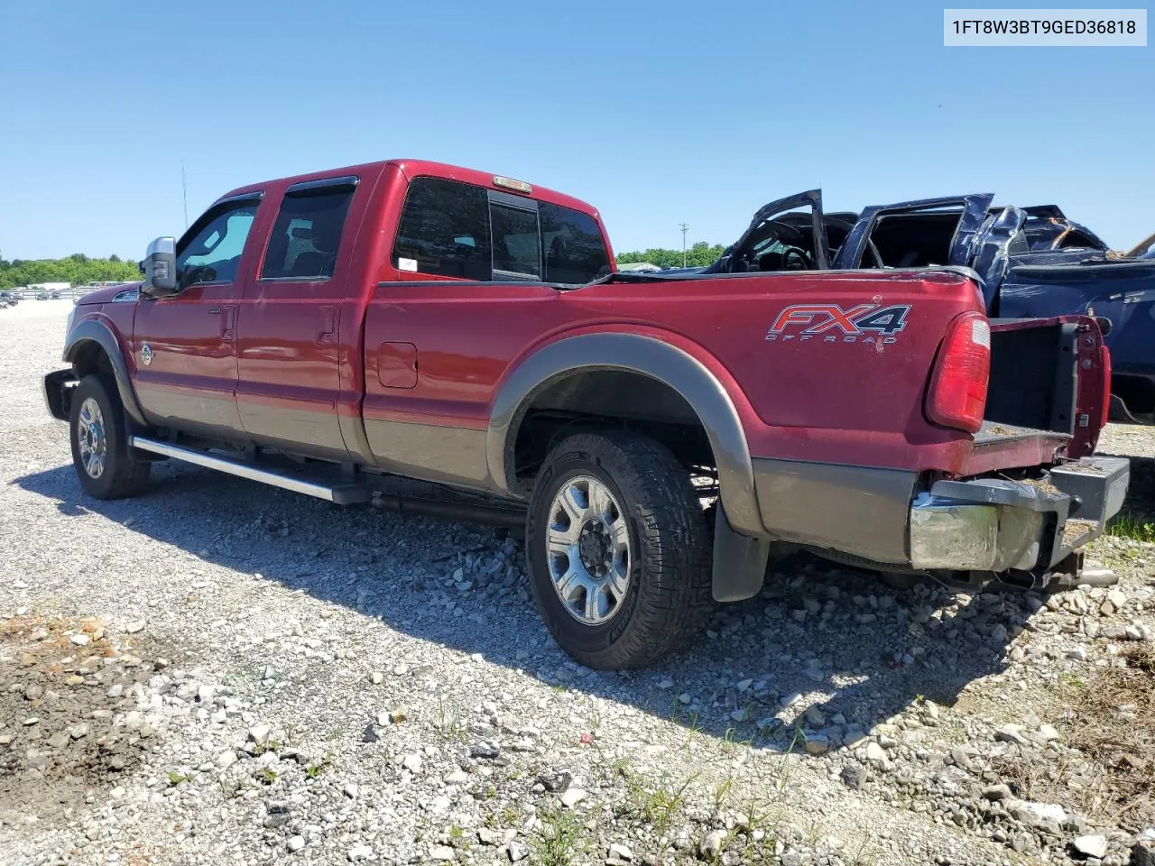 2016 Ford F350 Super Duty VIN: 1FT8W3BT9GED36818 Lot: 57860514