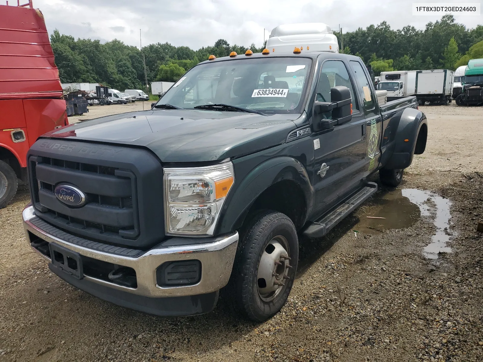 2016 Ford F350 Super Duty VIN: 1FT8X3DT2GED24603 Lot: 63834944