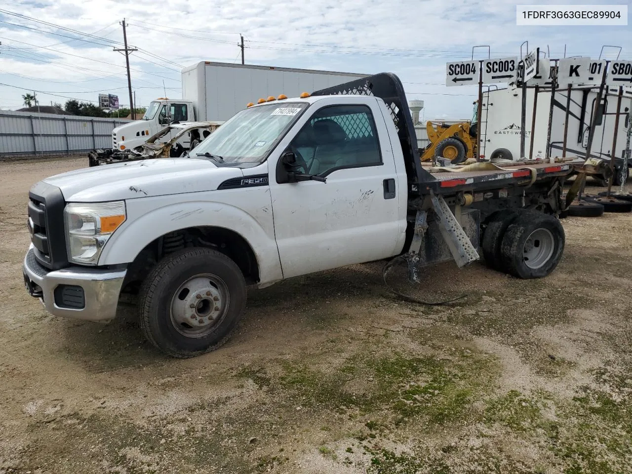 2016 Ford F350 Super Duty VIN: 1FDRF3G63GEC89904 Lot: 71427994