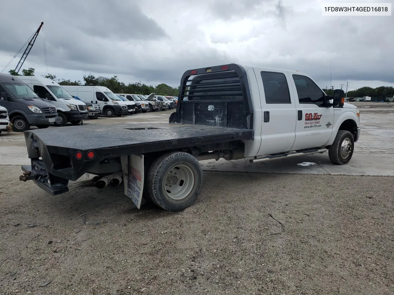 2016 Ford F350 Super Duty VIN: 1FD8W3HT4GED16818 Lot: 72420894