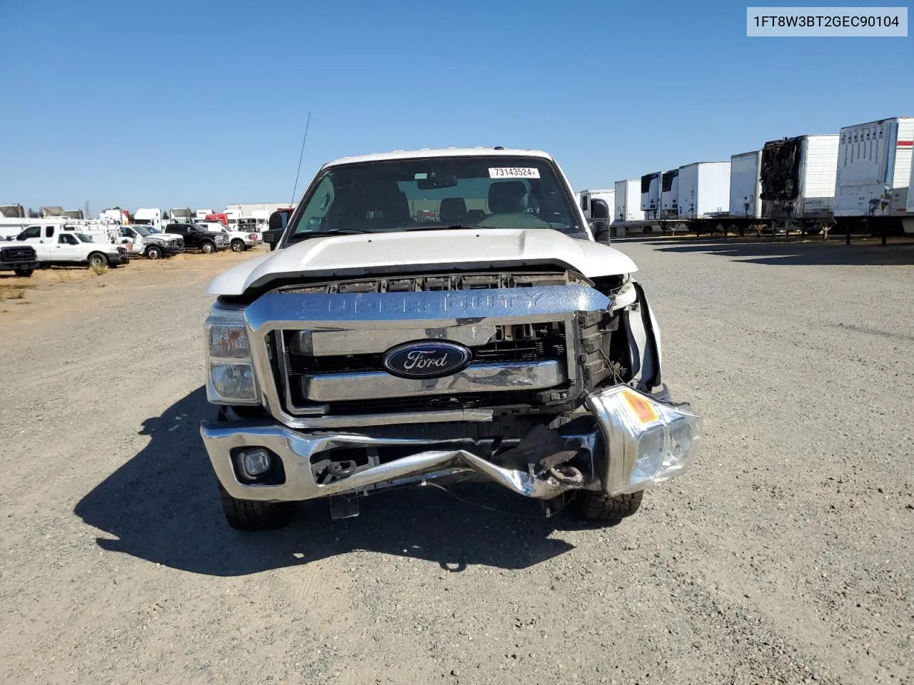 2016 Ford F350 Super Duty VIN: 1FT8W3BT2GEC90104 Lot: 73143524