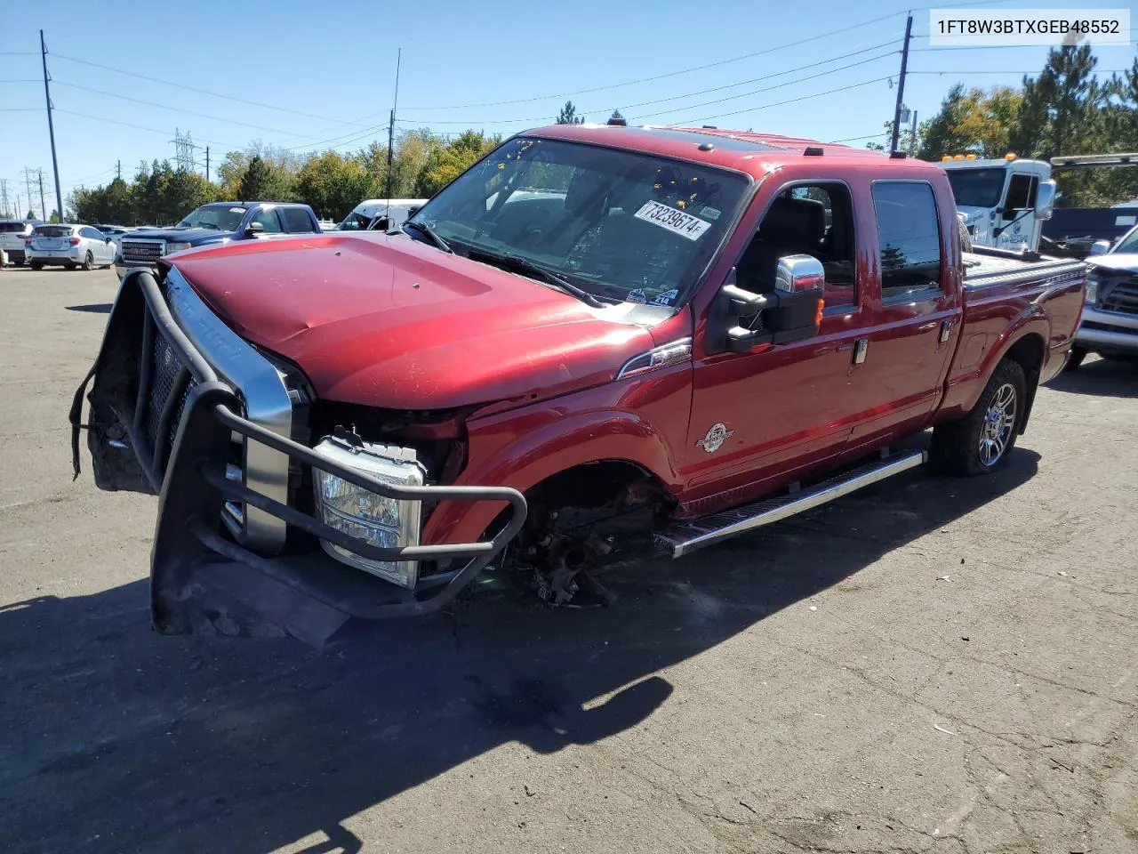 2016 Ford F350 Super Duty VIN: 1FT8W3BTXGEB48552 Lot: 73239674