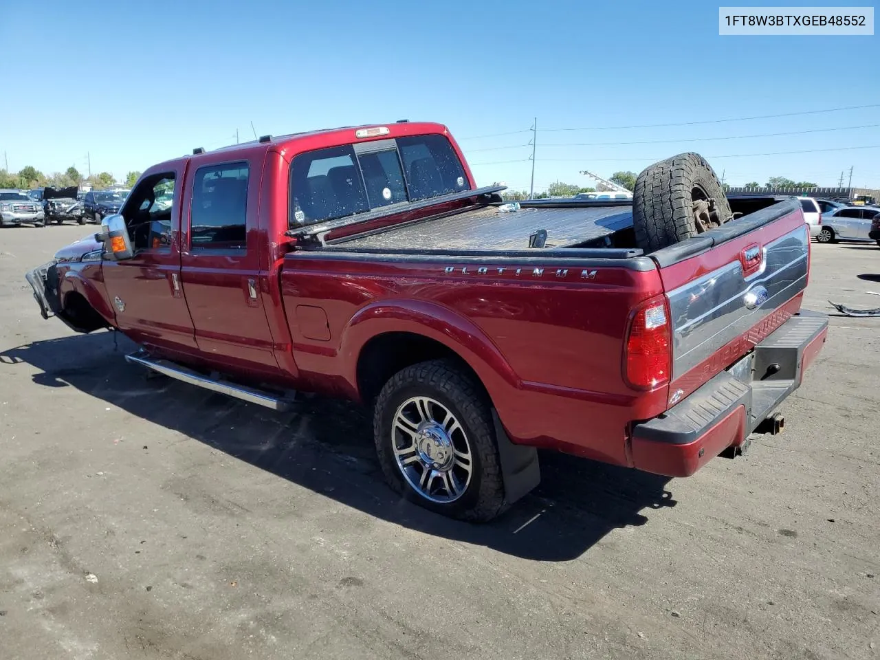 2016 Ford F350 Super Duty VIN: 1FT8W3BTXGEB48552 Lot: 73239674