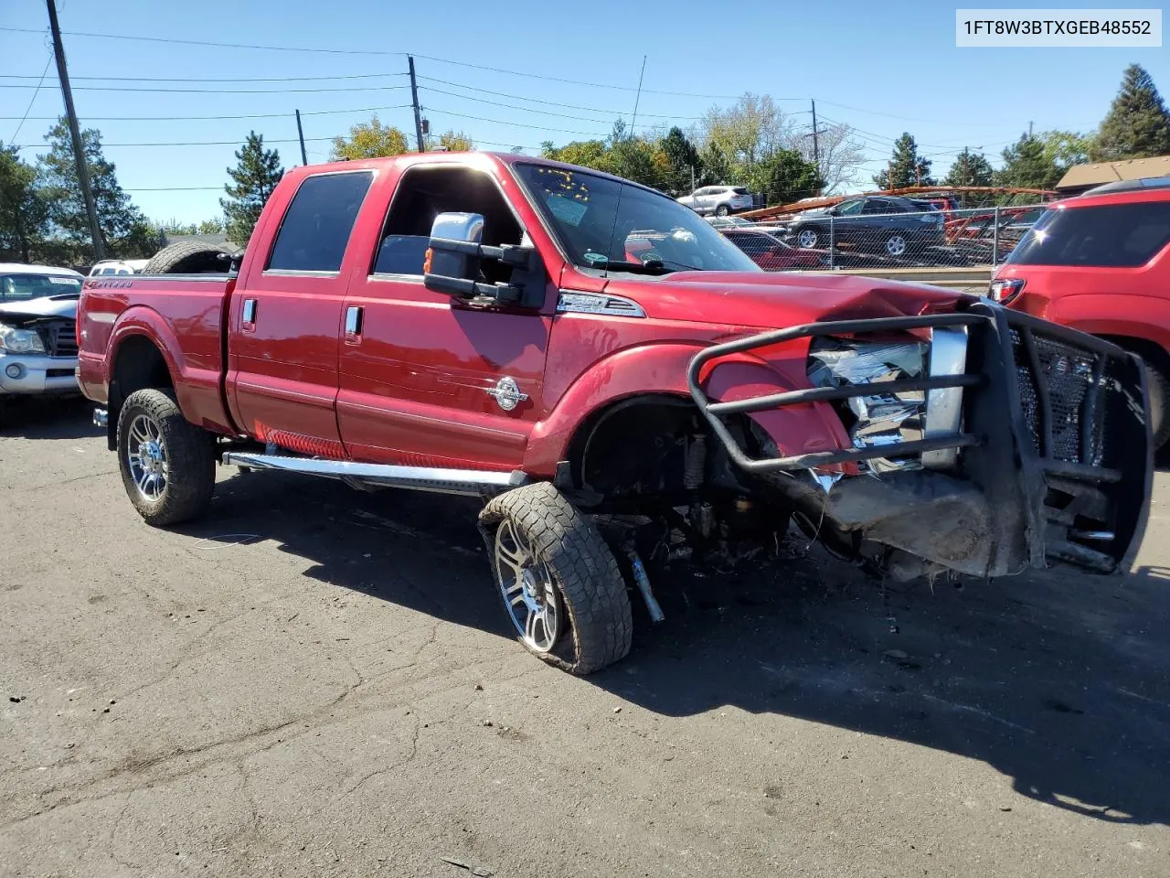 2016 Ford F350 Super Duty VIN: 1FT8W3BTXGEB48552 Lot: 73239674