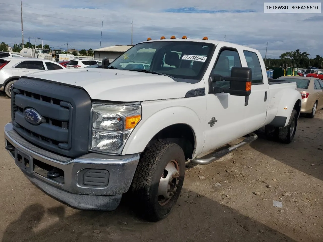 2016 Ford F350 Super Duty VIN: 1FT8W3DT8GEA25510 Lot: 73738664