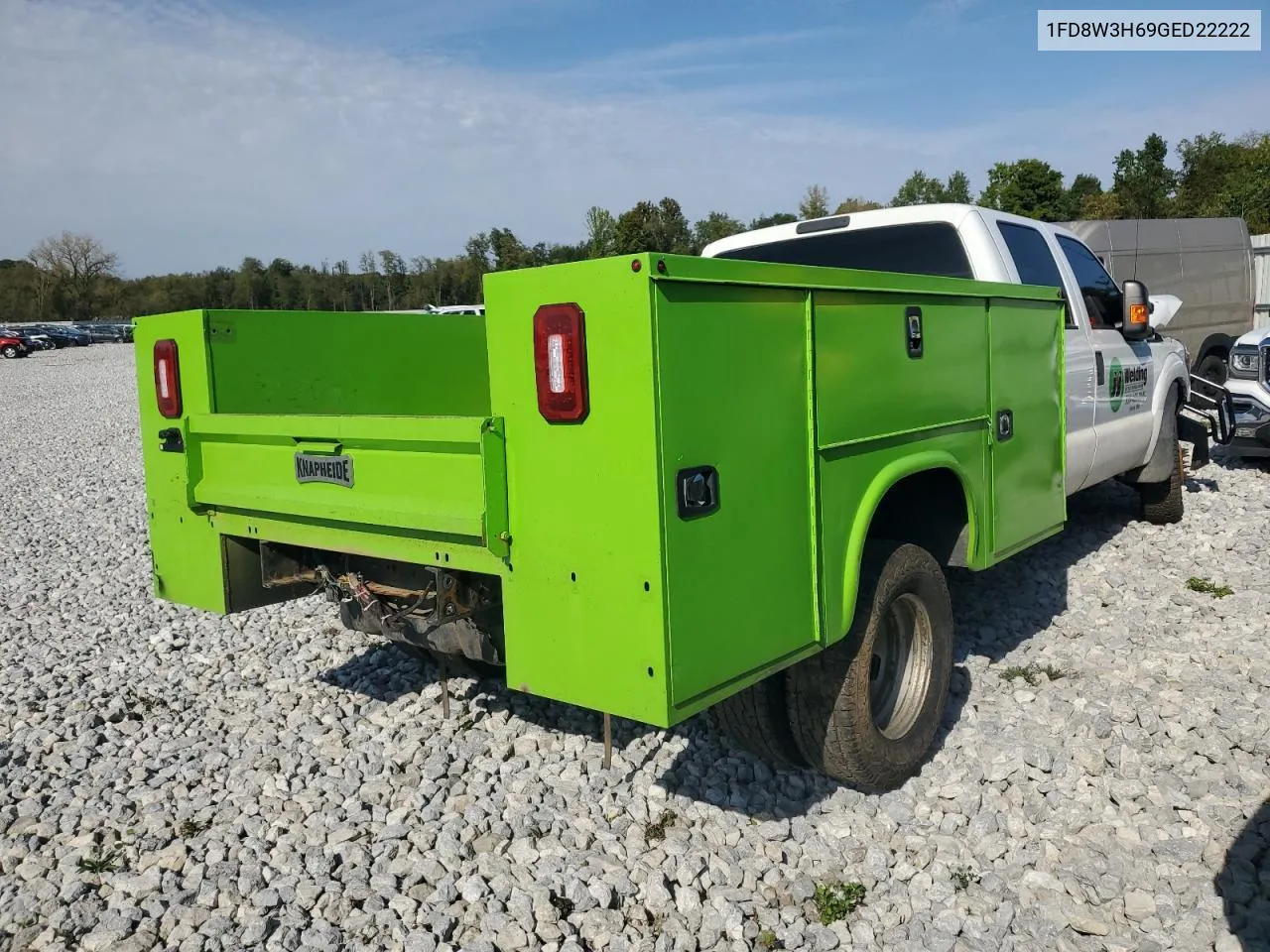 2016 Ford F350 Super Duty VIN: 1FD8W3H69GED22222 Lot: 74212794