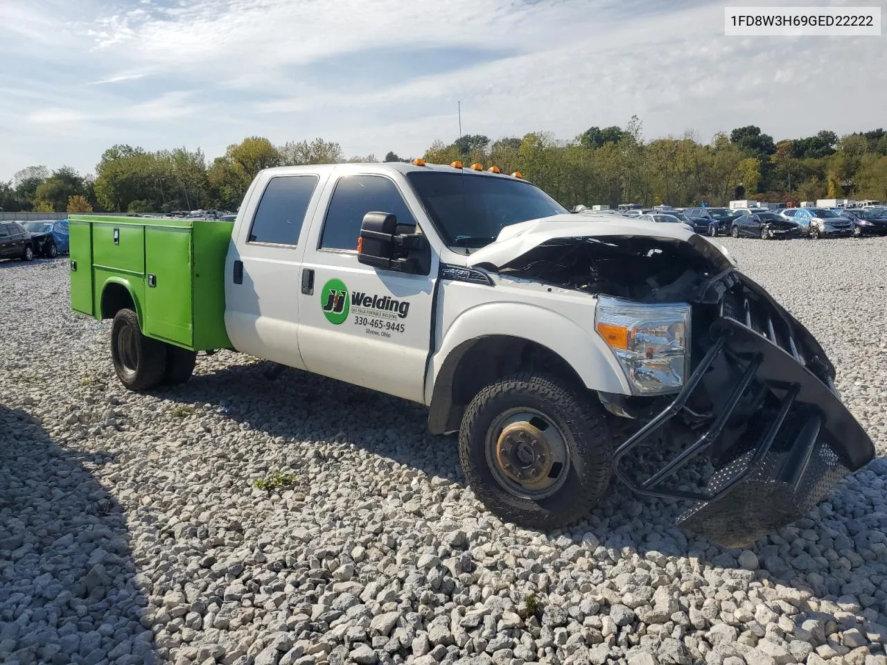 2016 Ford F350 Super Duty VIN: 1FD8W3H69GED22222 Lot: 74212794