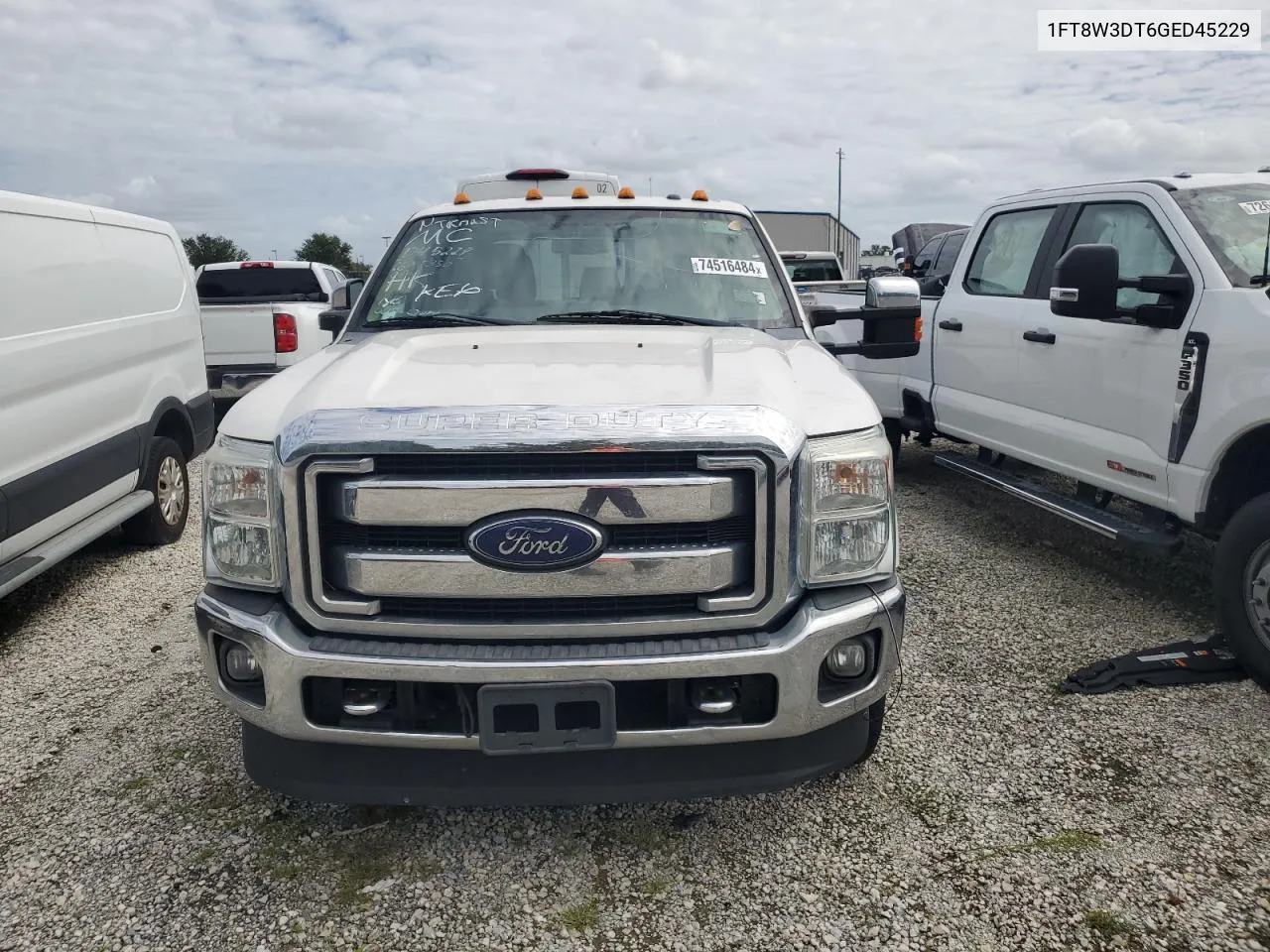 2016 Ford F350 Super Duty VIN: 1FT8W3DT6GED45229 Lot: 74516484