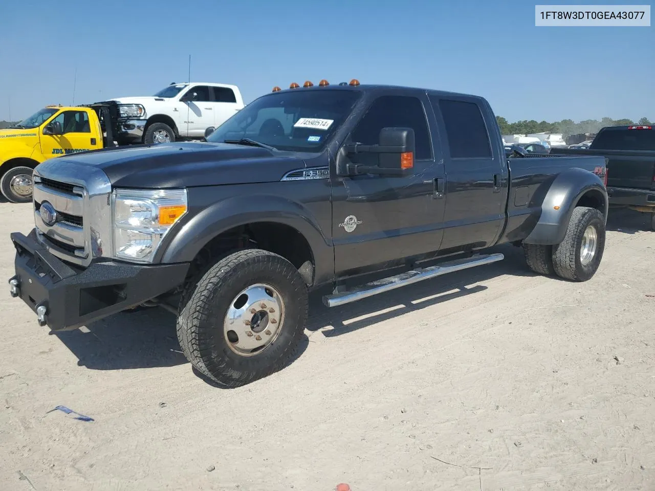 2016 Ford F350 Super Duty VIN: 1FT8W3DT0GEA43077 Lot: 74590514