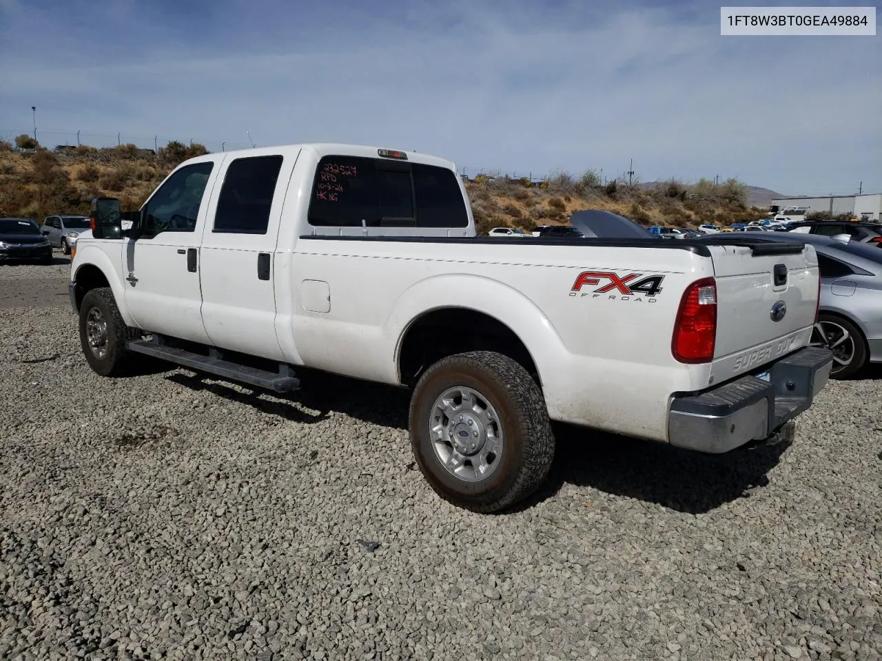 2016 Ford F350 Super Duty VIN: 1FT8W3BT0GEA49884 Lot: 75243334