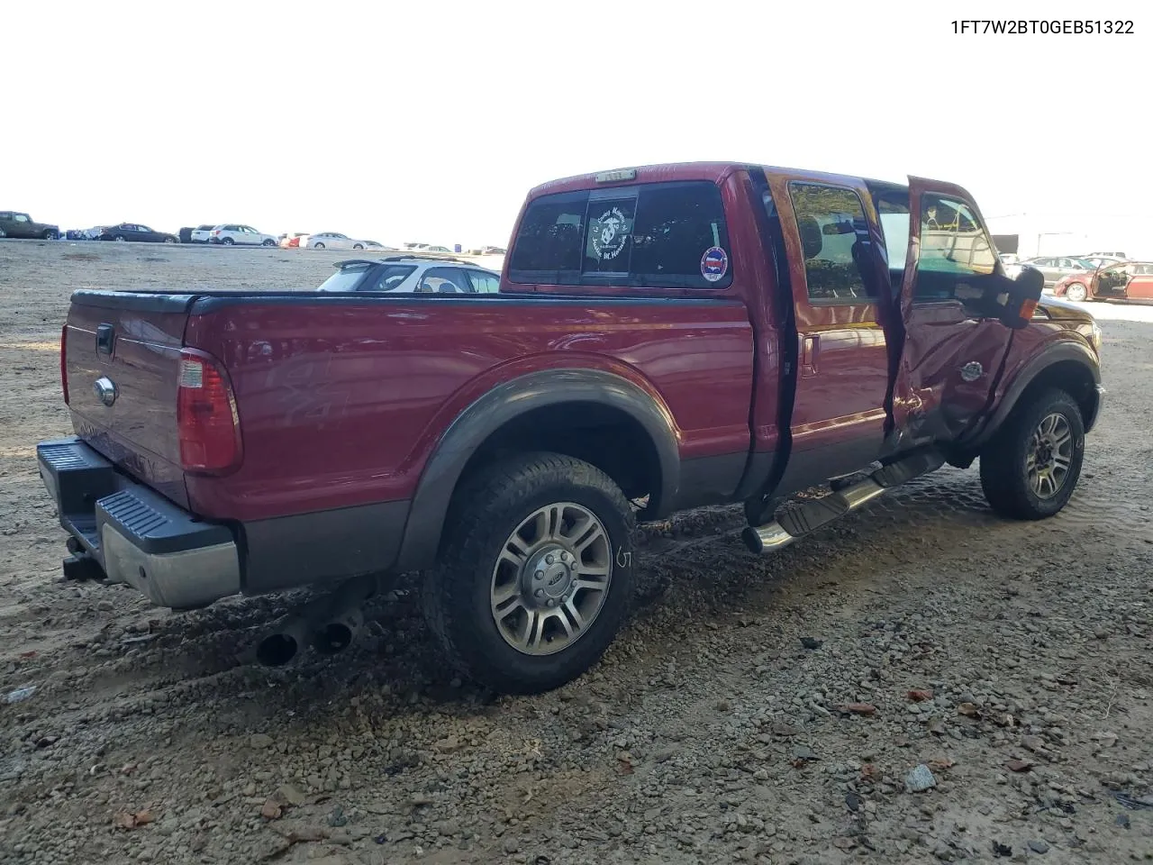 2016 Ford F250 Super Duty VIN: 1FT7W2BT0GEB51322 Lot: 75448994