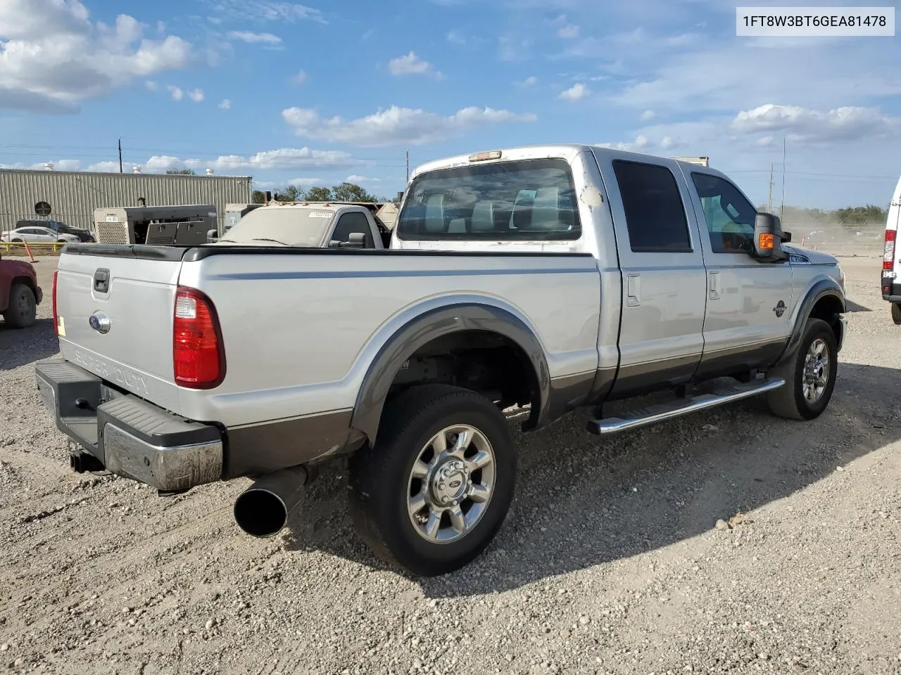 2016 Ford F350 Super Duty VIN: 1FT8W3BT6GEA81478 Lot: 76638314