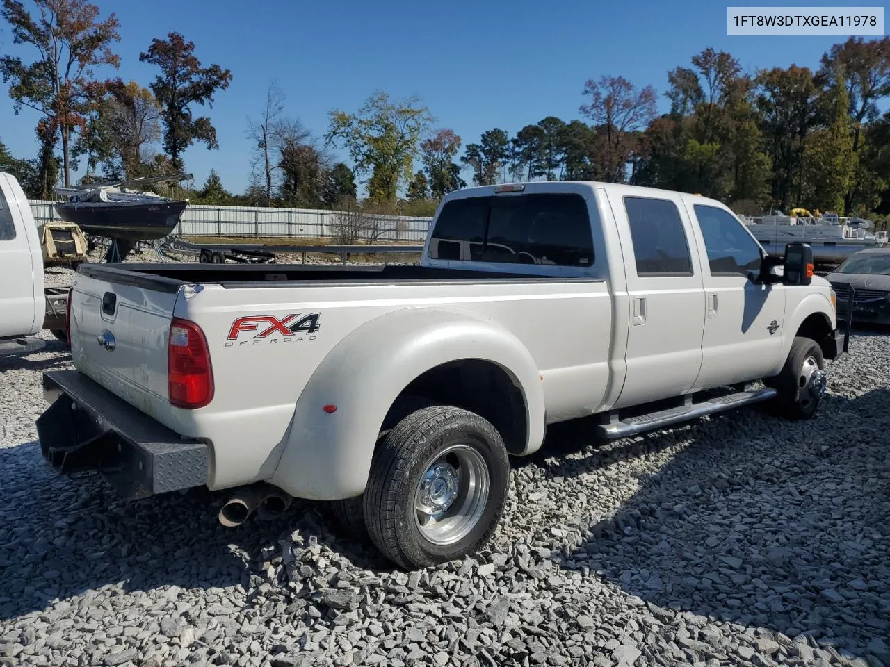 2016 Ford F350 Super Duty VIN: 1FT8W3DTXGEA11978 Lot: 76949934