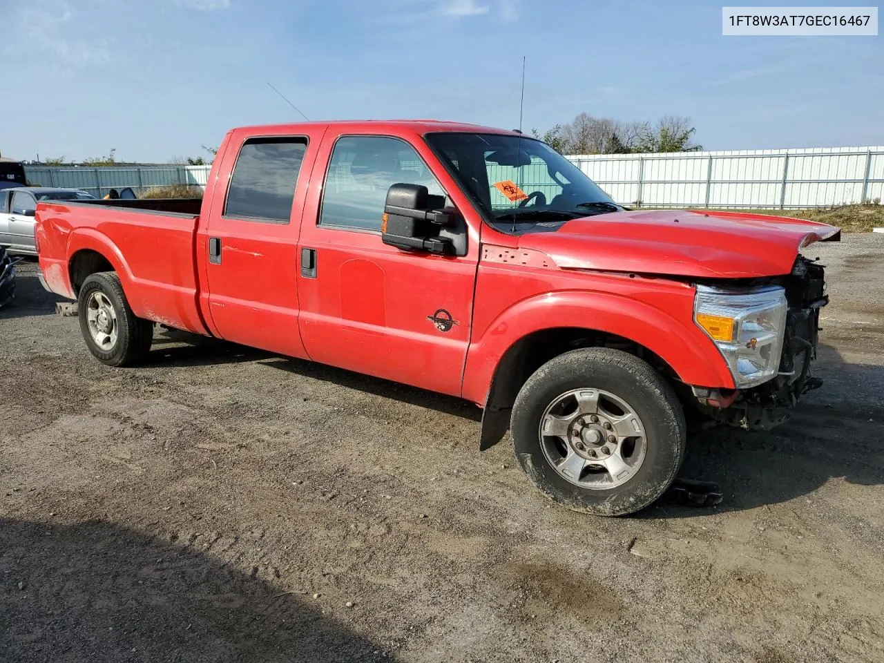 2016 Ford F350 Super Duty VIN: 1FT8W3AT7GEC16467 Lot: 78138154