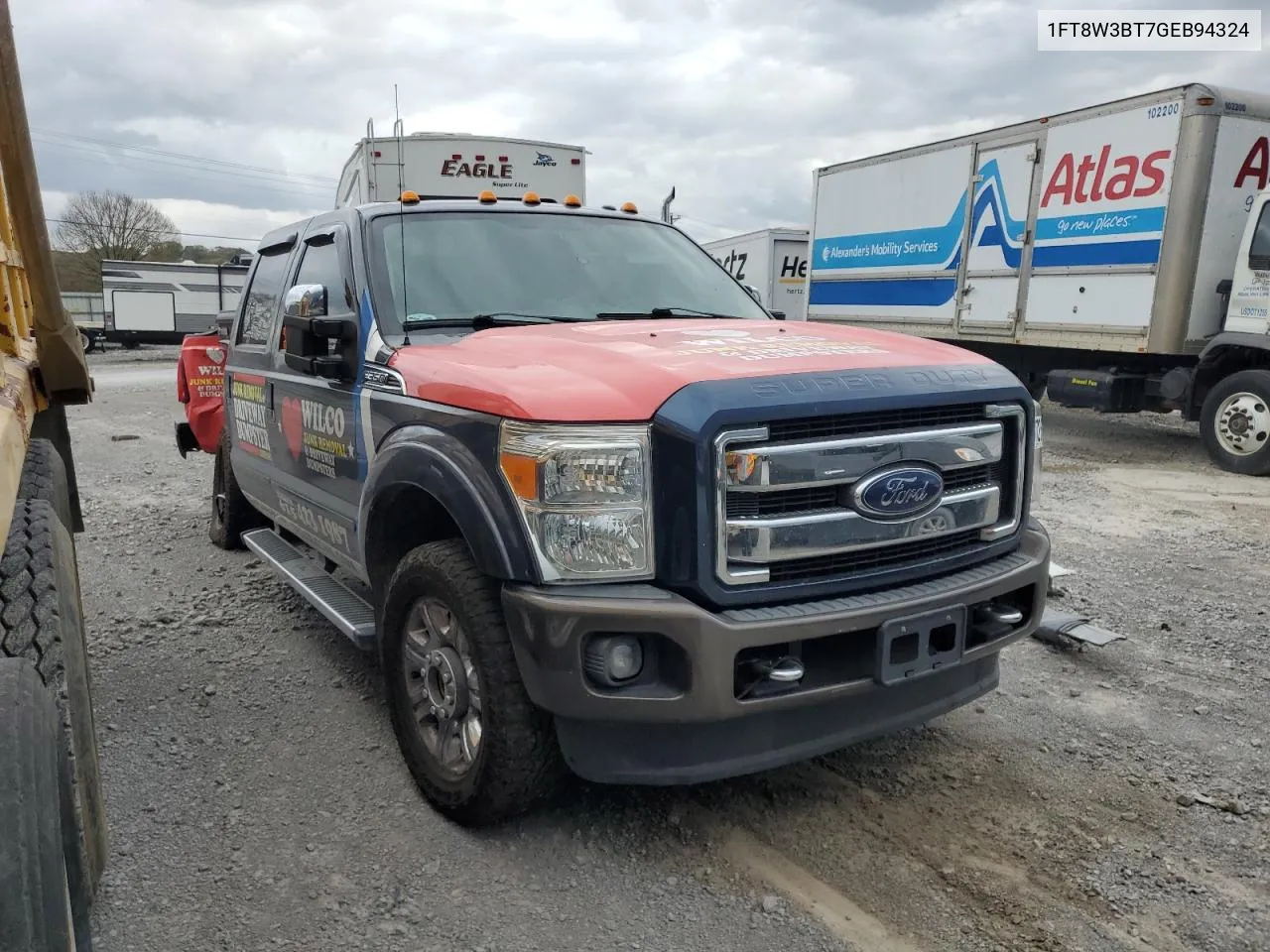 2016 Ford F350 Super Duty VIN: 1FT8W3BT7GEB94324 Lot: 78372614