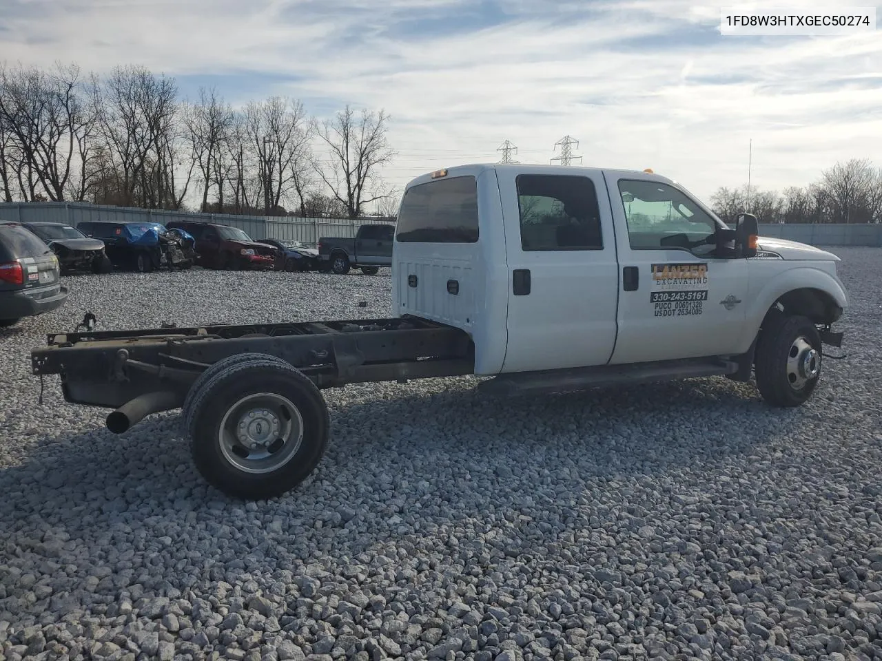 2016 Ford F350 Super Duty VIN: 1FD8W3HTXGEC50274 Lot: 78977984