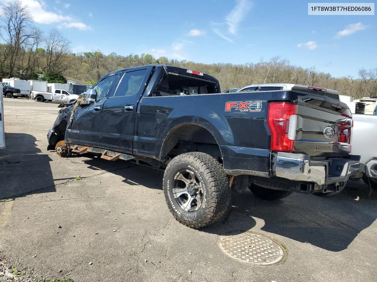 2017 Ford F350 Super Duty VIN: 1FT8W3BT7HED06086 Lot: 50770254