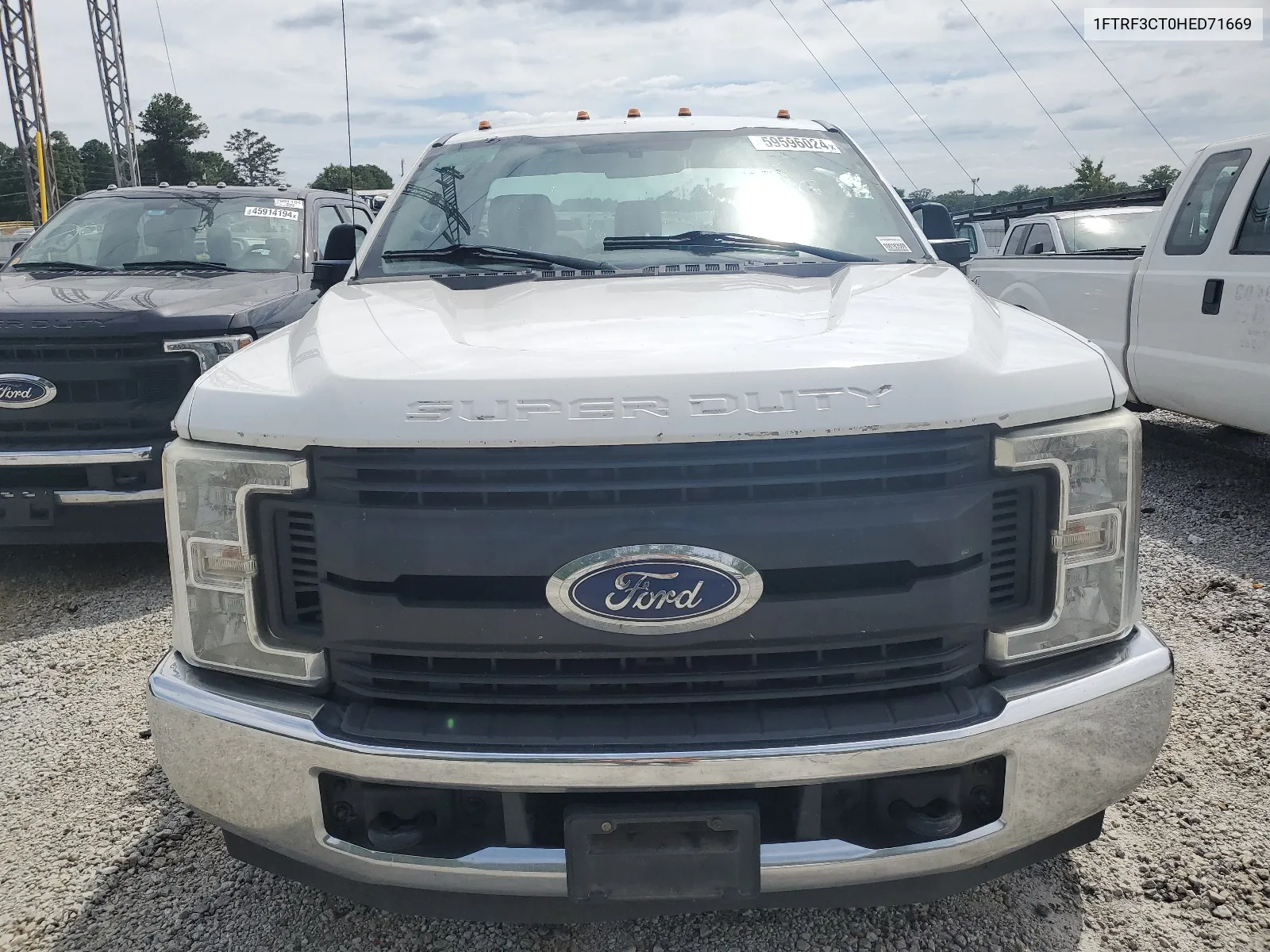 2017 Ford F350 Super Duty VIN: 1FTRF3CT0HED71669 Lot: 59596024