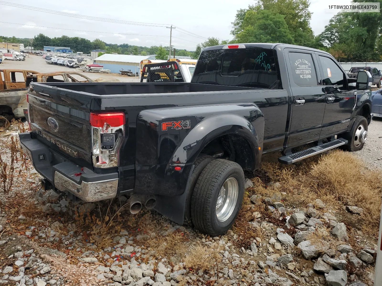 2017 Ford F350 Super Duty VIN: 1FT8W3DT8HEE43759 Lot: 62678634