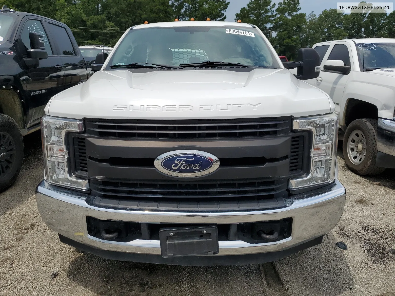 2017 Ford F350 Super Duty VIN: 1FD8W3GTXHED35120 Lot: 63646764