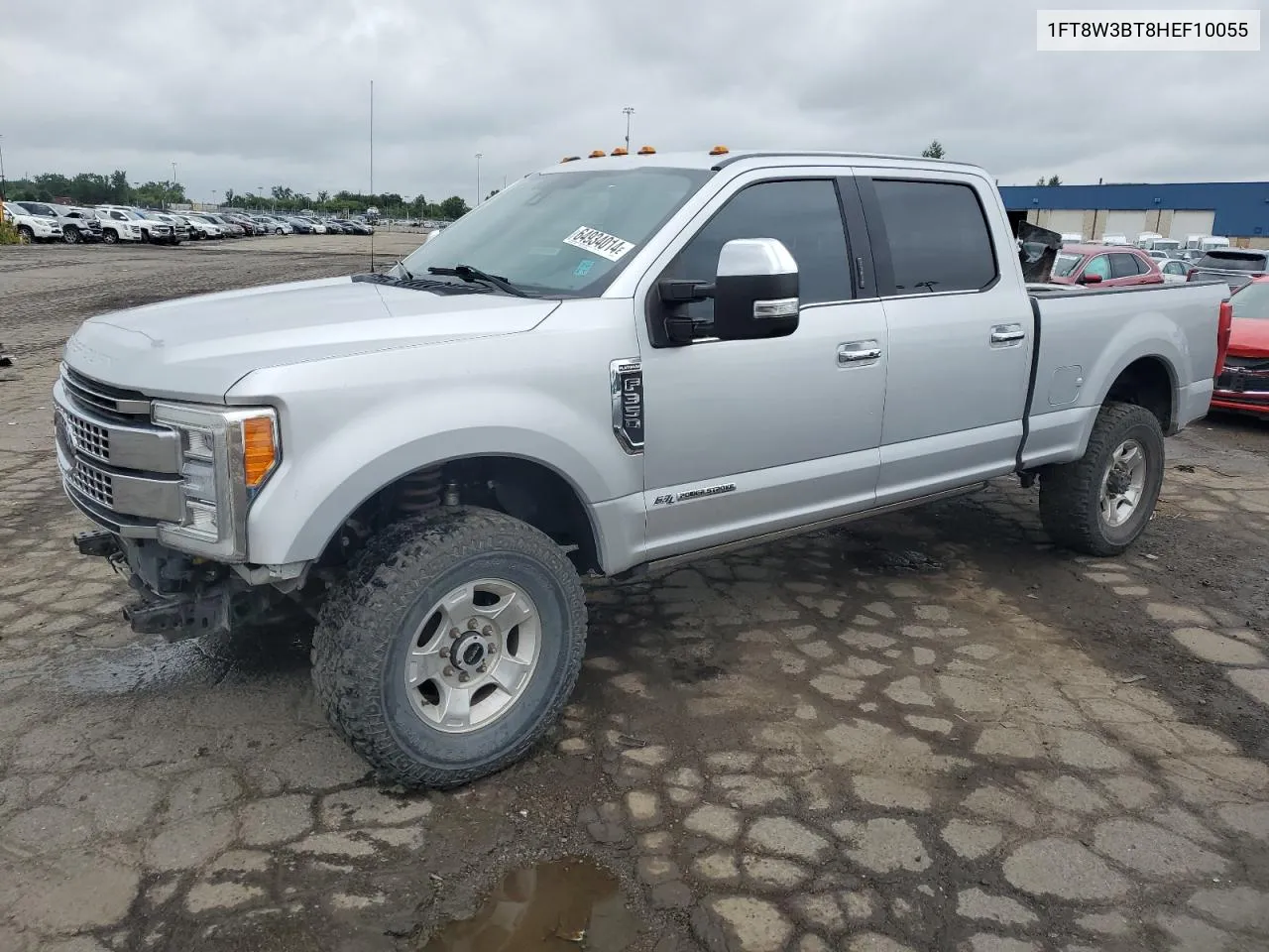 2017 Ford F350 Super Duty VIN: 1FT8W3BT8HEF10055 Lot: 64934014