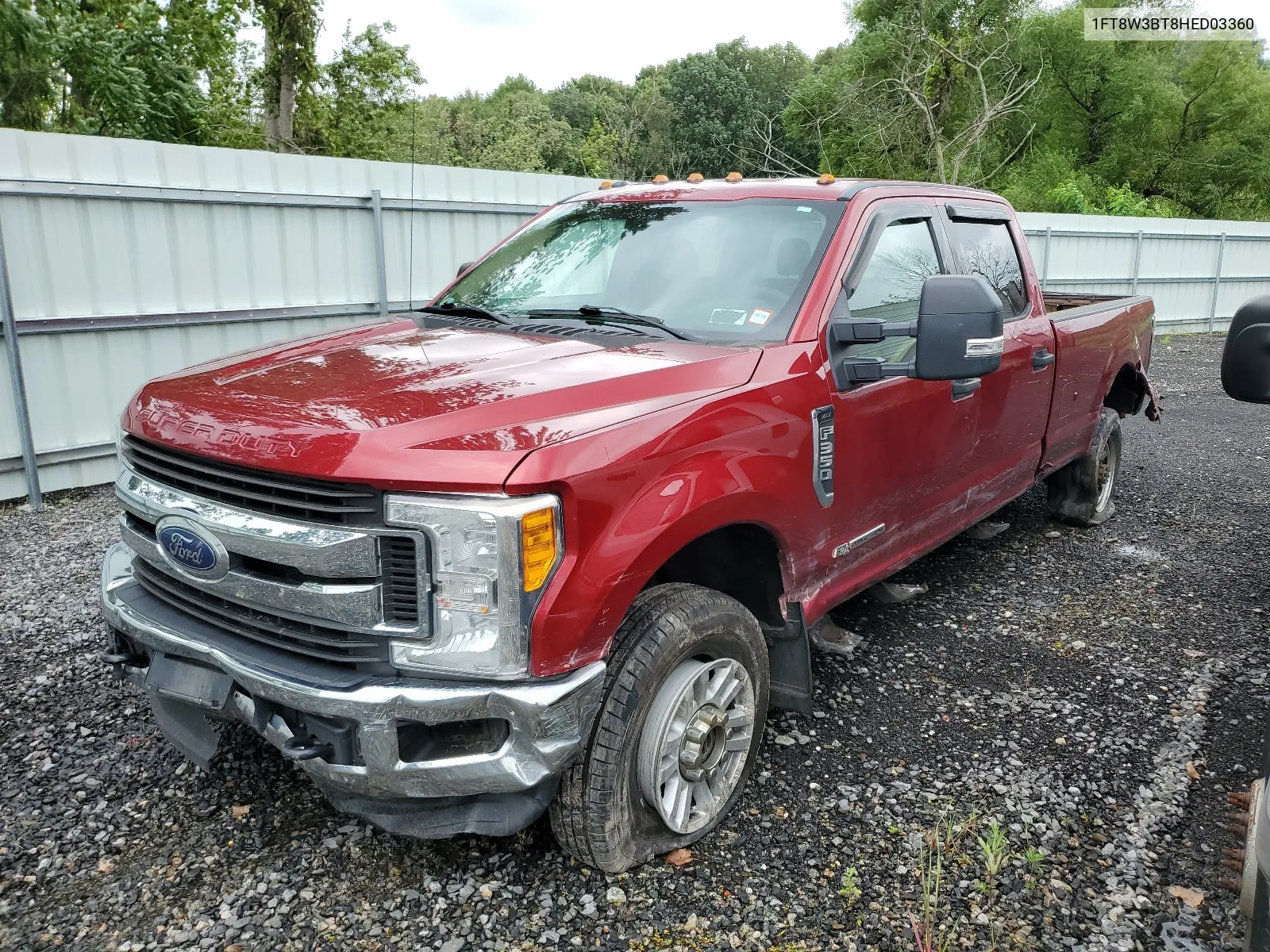 1FT8W3BT8HED03360 2017 Ford F350 Super Duty