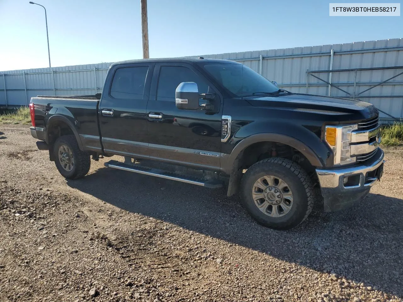 2017 Ford F350 Super Duty VIN: 1FT8W3BT0HEB58217 Lot: 68795244