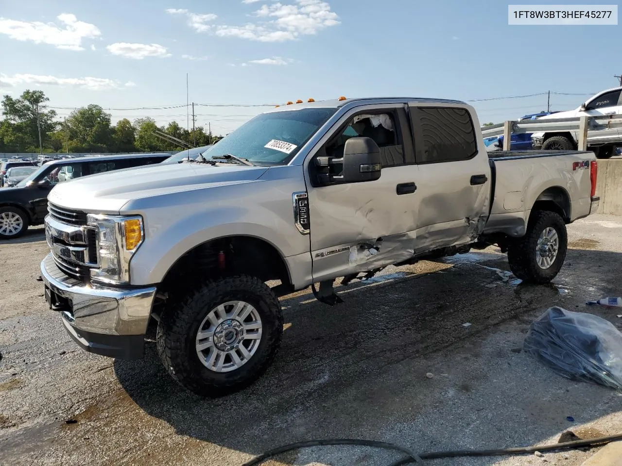 2017 Ford F350 Super Duty VIN: 1FT8W3BT3HEF45277 Lot: 70853374