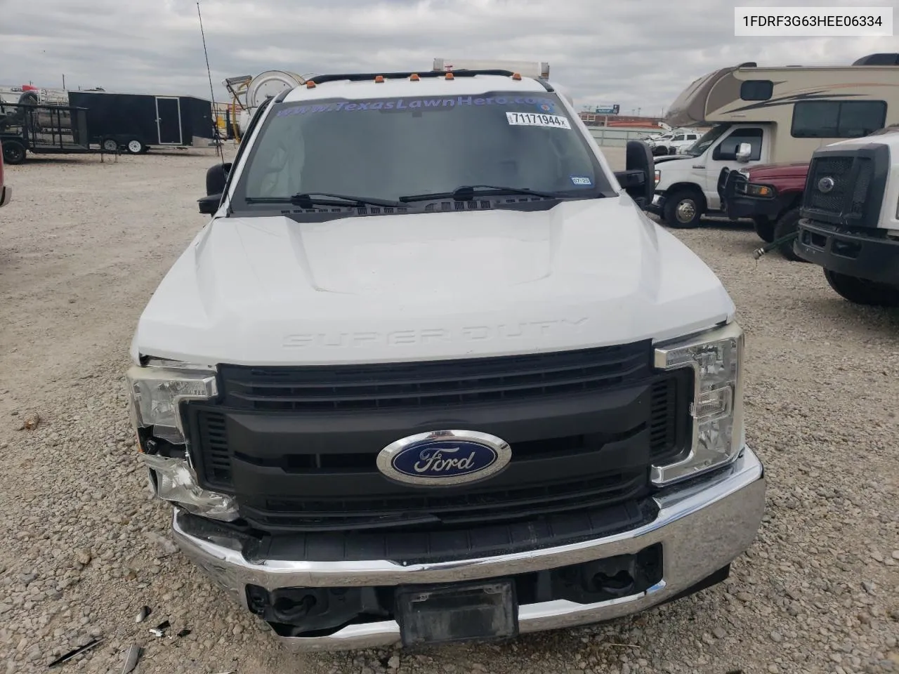 2017 Ford F350 Super Duty VIN: 1FDRF3G63HEE06334 Lot: 71171944