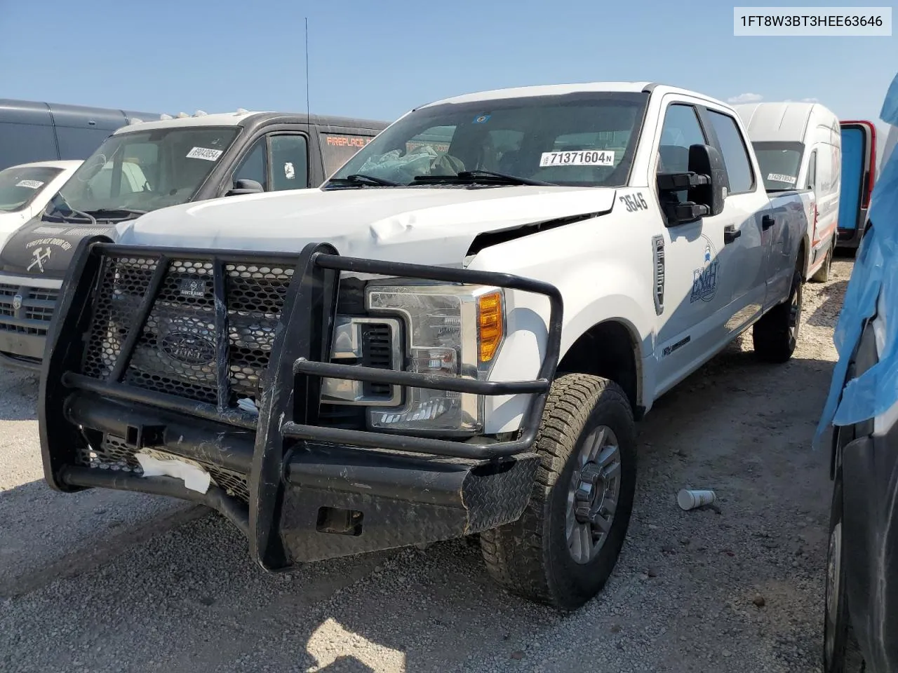 2017 Ford F350 Super Duty VIN: 1FT8W3BT3HEE63646 Lot: 71371604